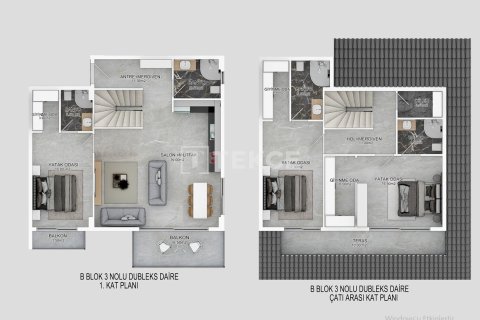 3+1 Appartement à Alanya, Turkey No. 14727 29