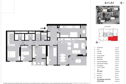 Квартира 4+1 в Стамбул, Турция №13189 27