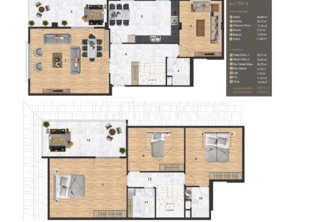 3+1 Apartment en Istanbul, Turkey No. 12628 2