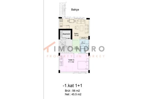 1+1 Appartement à Beyoglu, Turkey No. 17287 2