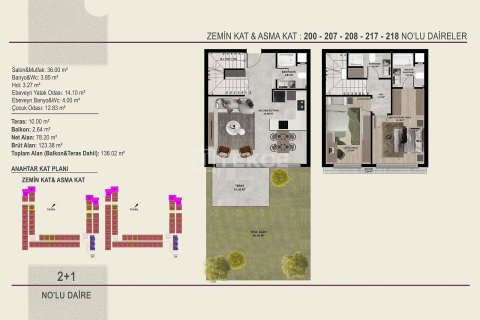 2+1 Apartment in Antalya, Turkey No. 21901 13