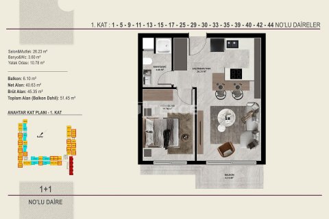 2+1 Apartment en Antalya, Turkey No. 21901 18