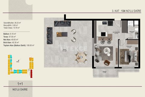 2+1 Apartment in Antalya, Turkey No. 21901 16