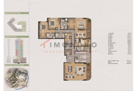 3+1 Apartment in Besiktas, Turkey No. 16917 18