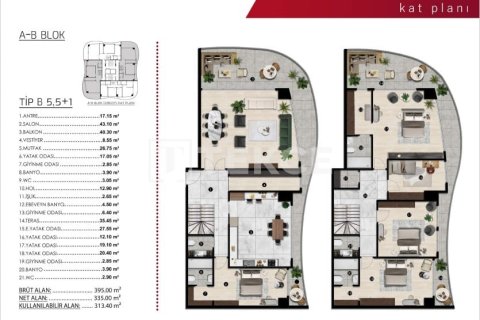 5+1 Apartment en Bursa, Turkey No. 14137 26