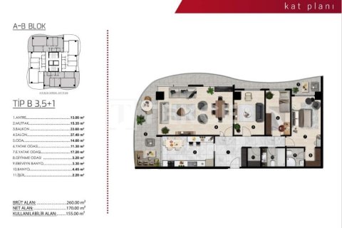 5+1 Apartment in Bursa, Turkey No. 14137 22