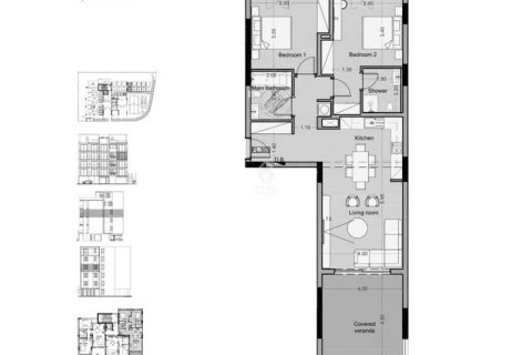 2 bedrooms Apartment in Germasogeia, Cyprus No. 78091 2