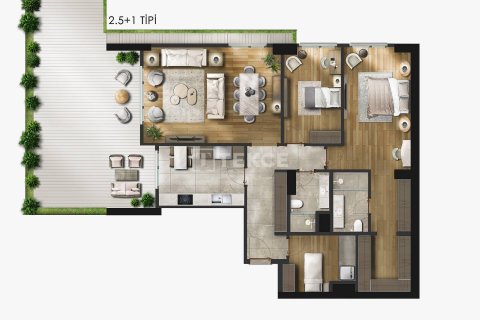 1+1 Apartment in Istanbul, Turkey No. 14530 16