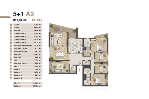 2+1 Apartment en Izmir, Turkey No. 14908 9