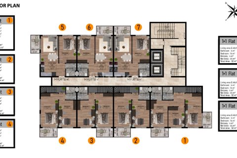 3+1 Appartement à Alanya, Turkey No. 14393 19