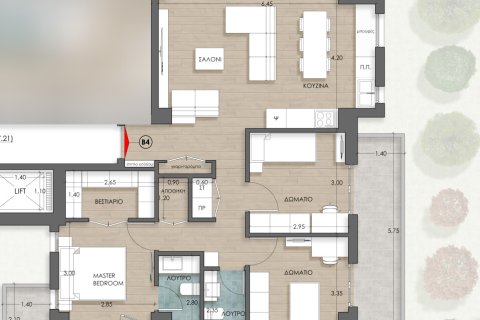 3 dormitorios Apartment en Thermi, Greece No. 54209 3