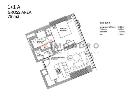 1+1 Apartment in Bagcilar, Turkey No. 17040 3