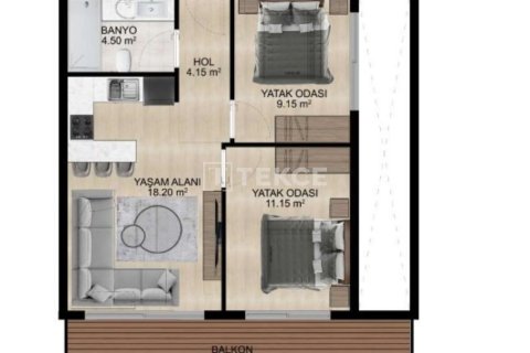 1+1 Apartment in Cesme, Turkey No. 17569 5