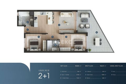 3+1 Appartement à Cesme, Turkey No. 75067 21