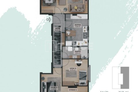 Квартира 5+1 в Стамбул, Турция №13125 6