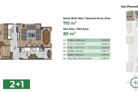 2+1 Appartement à Istanbul, Turkey No. 11498 6