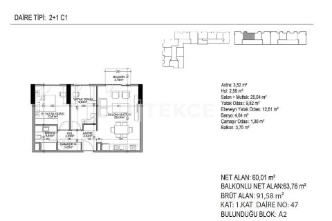 2+1 Apartment en Istanbul, Turkey No. 11467 16