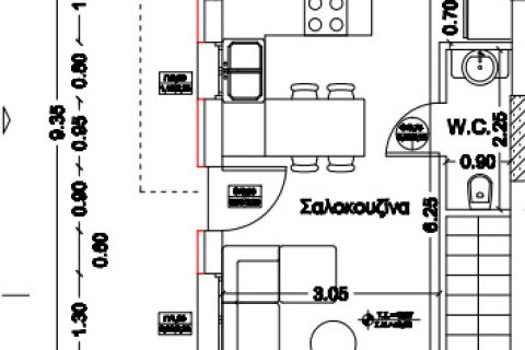 Мезонет с 3 спальнями в Халкидики, Греция №54947 21