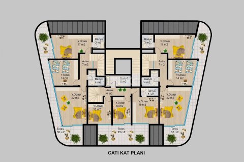 3+1 Apartment in Alanya, Turkey No. 10971 2