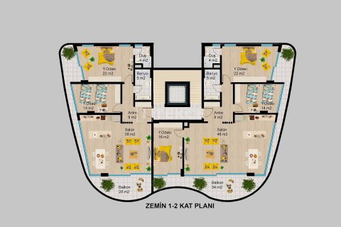 2+1 Apartment en Alanya, Turkey No. 10970 4