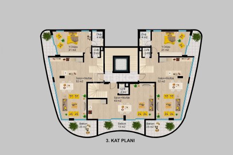 2+1 Appartement à Alanya, Turkey No. 10970 3