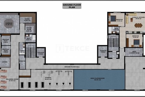 Квартира 3+1 в Газипаша, Турция №10845 24