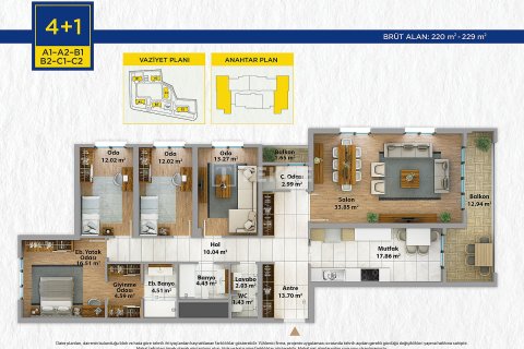 3+1 Apartment in Istanbul, Turkey No. 54137 16