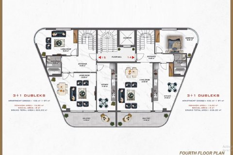 2+1 Appartement à Alanya, Turkey No. 21185 24