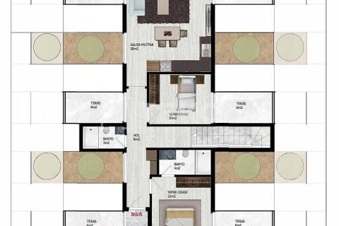 3+1 Penthouse à Alanya, Turkey No. 21186 29