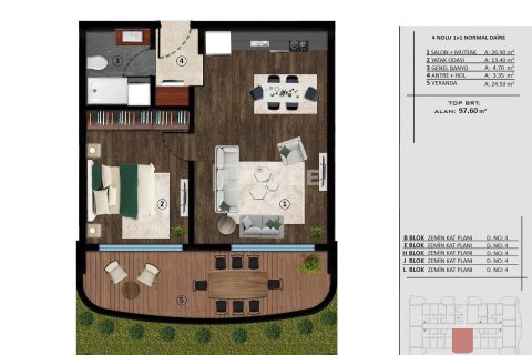 3+1 Apartment in Kartepe, Turkey No. 11286 4