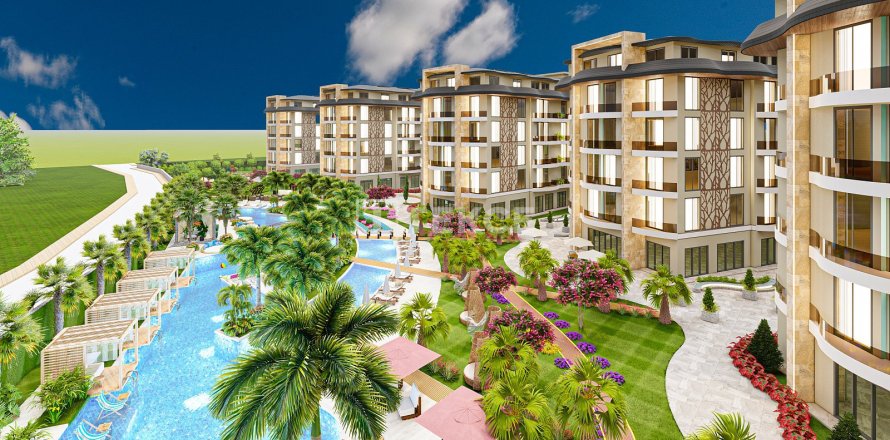 1+1 Apartment en Alanya, Turkey No. 15742