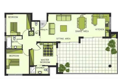 3 dormitorios Apartment en Limassol, Cyprus No. 34845 11