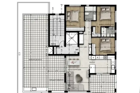 3 dormitorios Penthouse en Limassol, Cyprus No. 34738 2