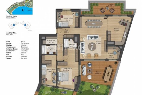 1+1 Apartment en Istanbul, Turkey No. 11151 13