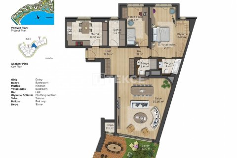 1+1 Apartment en Istanbul, Turkey No. 11151 8