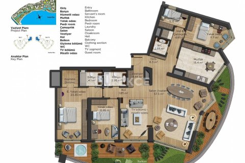 1+1 Apartment en Istanbul, Turkey No. 11151 16