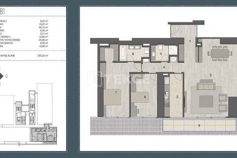 4+1 Appartement à Istanbul, Turkey No. 11175 4