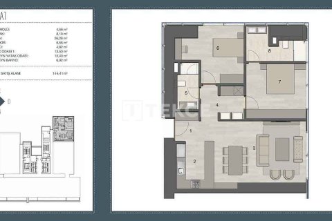 4+1 Apartment en Istanbul, Turkey No. 11175 10