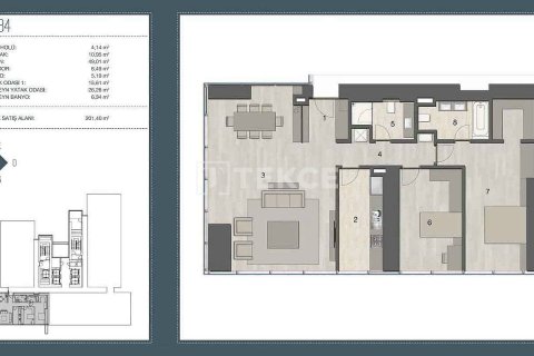 4+1 Appartement à Istanbul, Turkey No. 11175 7