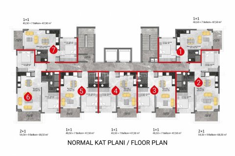 2+1 Appartement à Alanya, Turkey No. 10966 14