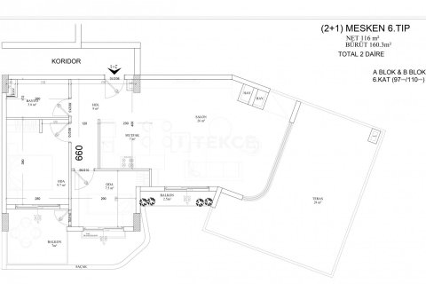 Пентхаус 3+1 в Аксу, Турция №10965 19