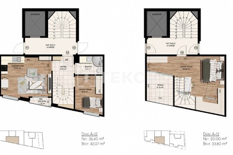 1+1 Apartment en Istanbul, Turkey No. 23619 6