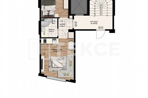 1+1 Appartement à Istanbul, Turkey No. 23619 4