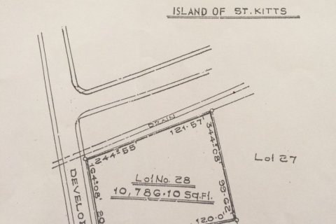 2135.93m² Land à Frigate Bay, Saint Kitts and Nevis No. 61518 7