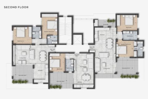 3 dormitorios Apartment en Germasogeia, Cyprus No. 53205 11