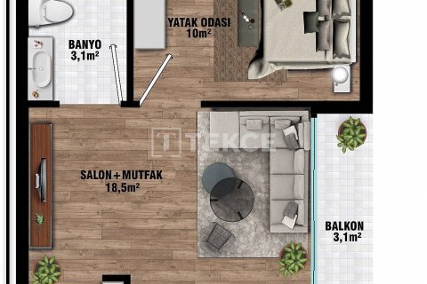 3+1 Apartment in Aksu, Turkey No. 10897 24