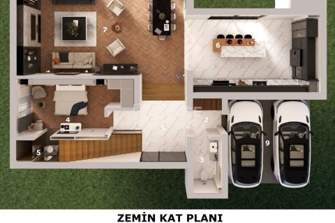 4+1 Villa à Mudanya, Turkey No. 91195 17