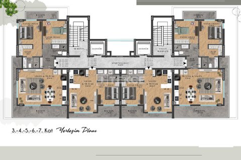 Квартира 2+1 в Аксу, Турция №15792 14