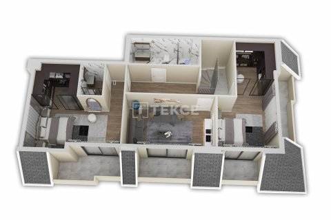 3+1 Apartment in Alanya, Turkey No. 10944 17