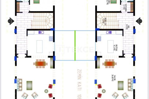 Вилла 4+1 в Дёшемеалты, Турция №13851 5